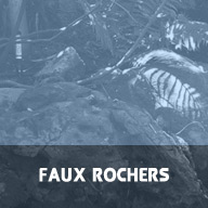 Faux rocher decoratif